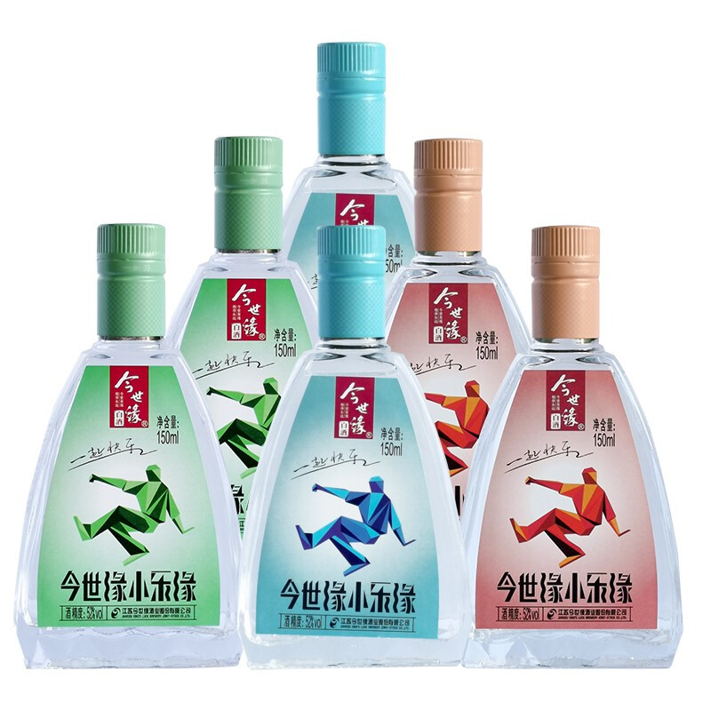 今世缘酒业小乐缘52度浓香型500ml单瓶装