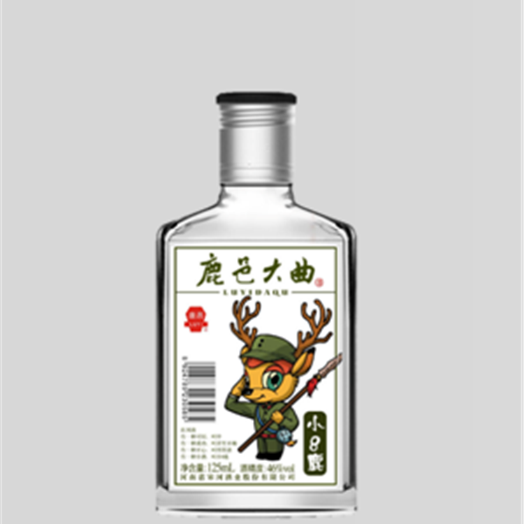 宋河46度鹿邑大曲&middot;小8鹿浓香型125ml单瓶装