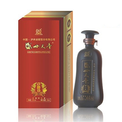 四川泸州老窖盛世天香紫陶简装口感浓香型38度白酒500ml单瓶装
