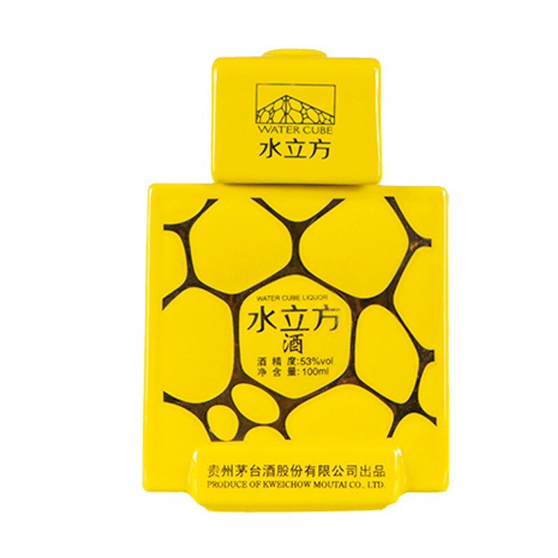 贵州茅台集团2012年水立方小酒版口感酱香型53度白酒100ml单瓶装