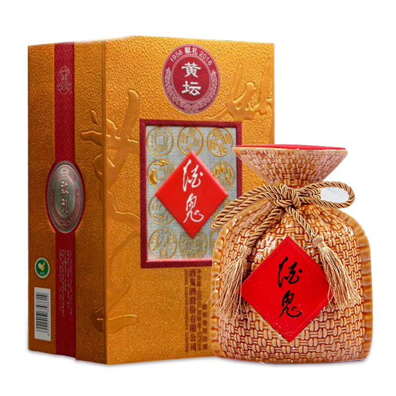 湖南酒鬼酒黄坛52&deg;度馥郁香型468ml单瓶装