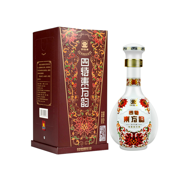 四特东方韵弘韵45度特香型白酒500ml