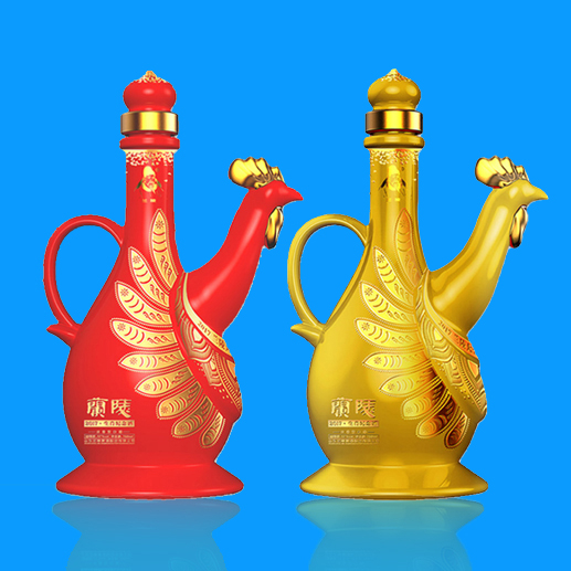 山东兰陵美酒鸡祥如意52度浓香型750ml单瓶装