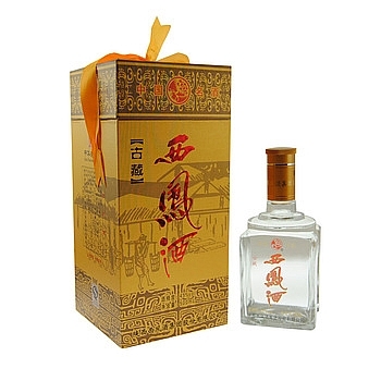 陕西西凤酒古藏口感绵柔凤香型45度白酒500ml单瓶装