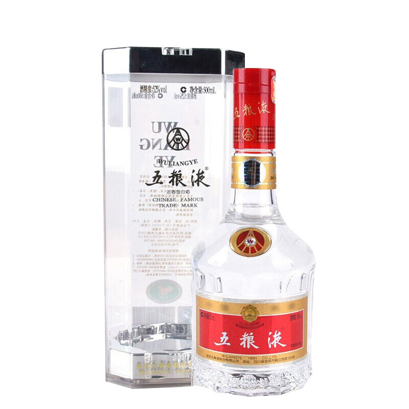 五粮液2007年普五口感浓香型52度白酒500ml单瓶装