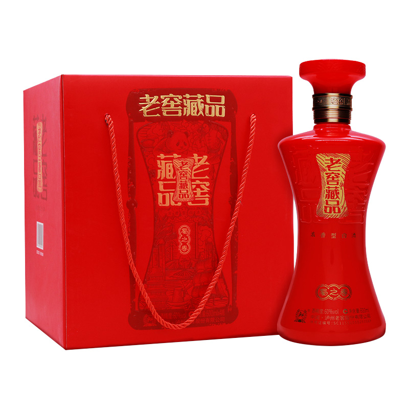 四川泸州老窖藏品蜀之春口感浓香型60度白酒600ml单瓶装