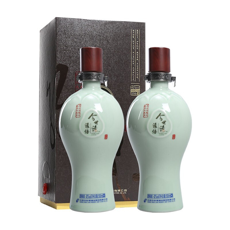 今世缘酒业缘悟42&deg;度浓香型500ml单瓶装