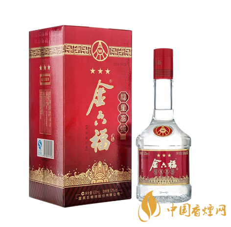 金六福52度福星高照三星价格表 金六福浓香型52度价格