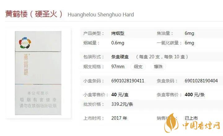黄鹤楼烟价格表2020价格表 2020黄鹤楼烟品种及价格