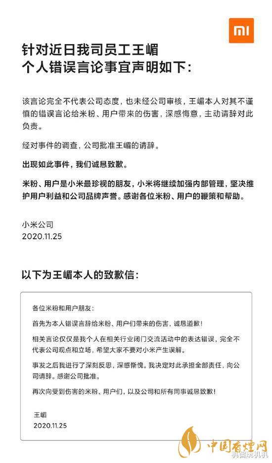 小米高管称得屌丝者得天下 小米官方回应王媚已致歉请辞