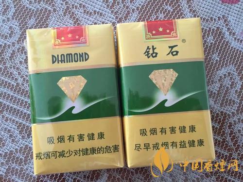 好抽的钻石香烟推荐 钻石软绿香烟介绍